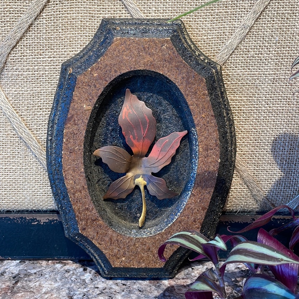 Vintage wall plaque